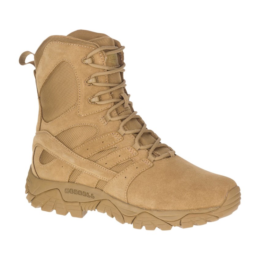 Bottes Merrell Moab 2 Defense Marron Clair Femme | K.Z.BRWN